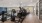 second floor landing with exercise equipment
