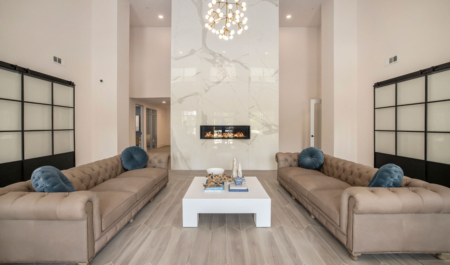 Access to resident-only features leasing office and lobby