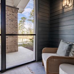 Enclosed Porch furnished porch with windows